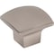 Jeffrey Alexander 1-3/16" Overall Length Satin Nickel Square Sonoma Cabinet Knob 431SN - alternate 1
